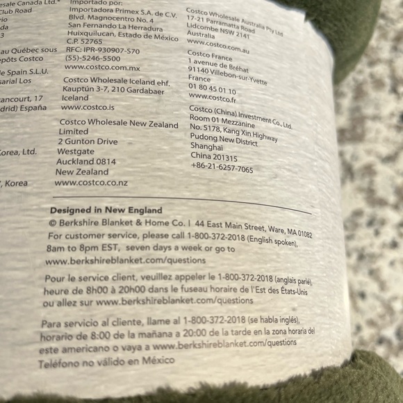 Plush Olive Green Blanket - Picture 2 of 8